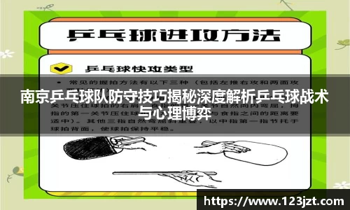 南京乒乓球队防守技巧揭秘深度解析乒乓球战术与心理博弈