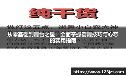 从零基础到舞台之星：全面掌握街舞技巧与心态的实用指南